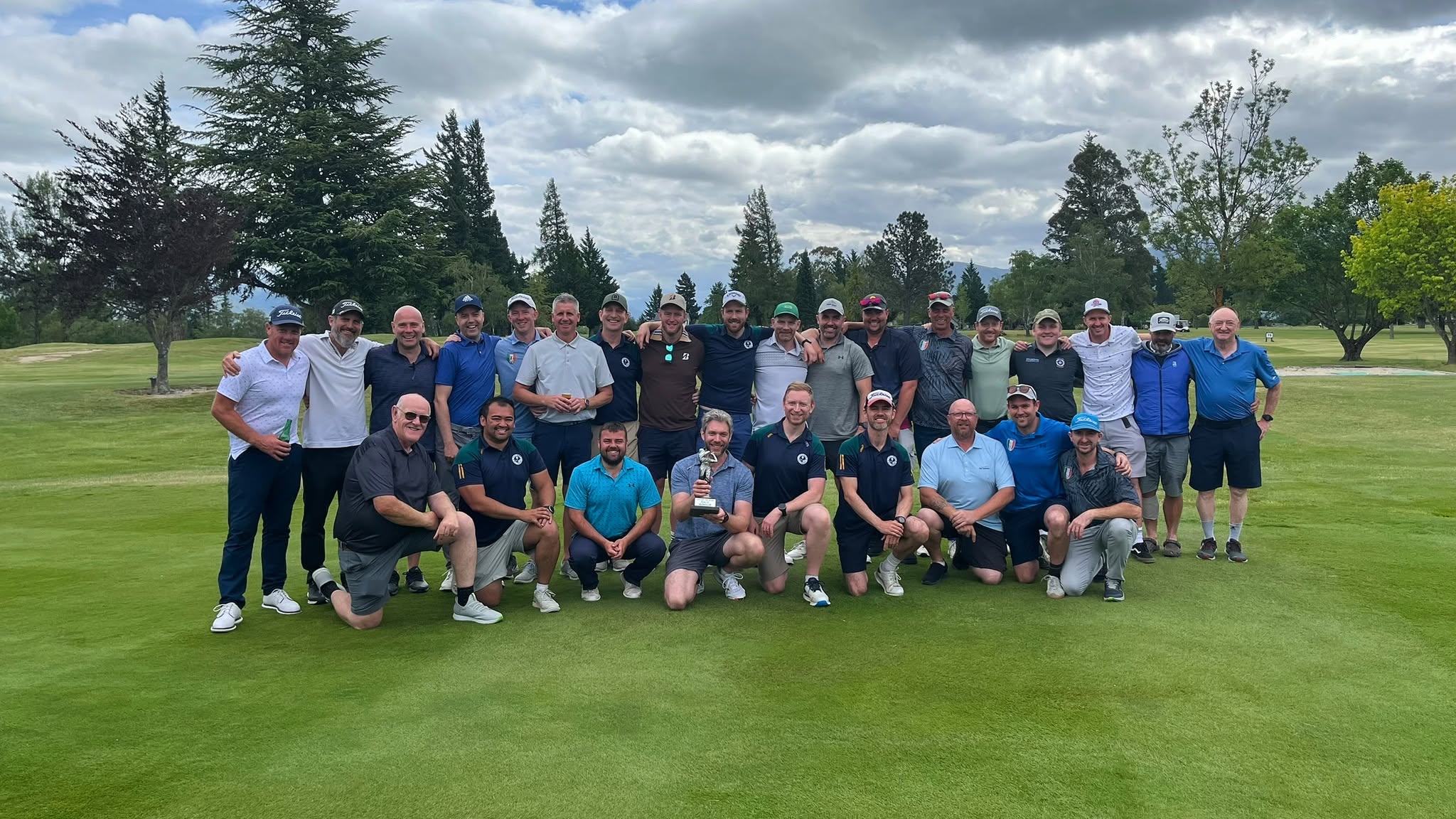 Christchurch Irish Golf Society players at a club event