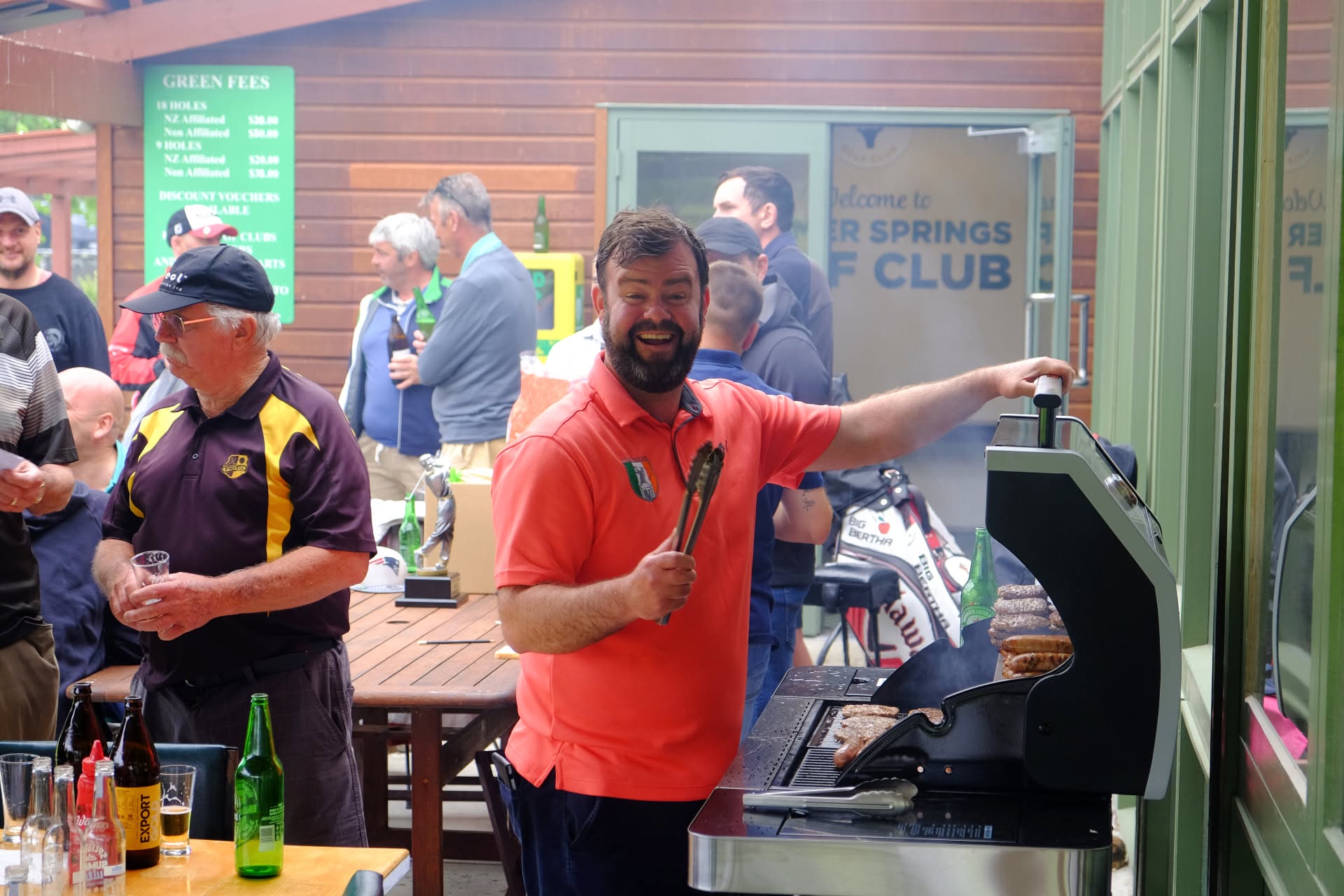 Christchurch Irish Golf Society players at a club event