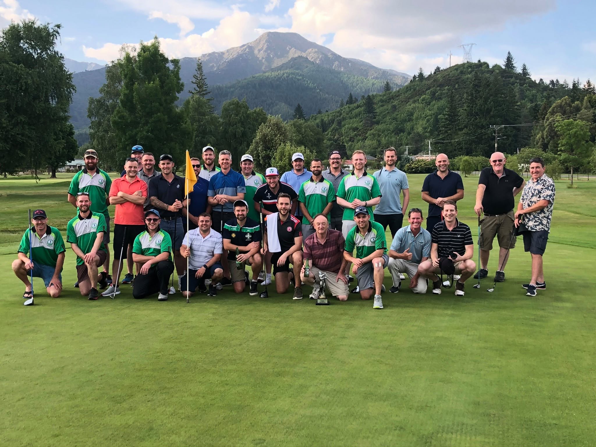 Christchurch Irish Golf Society players at a club event