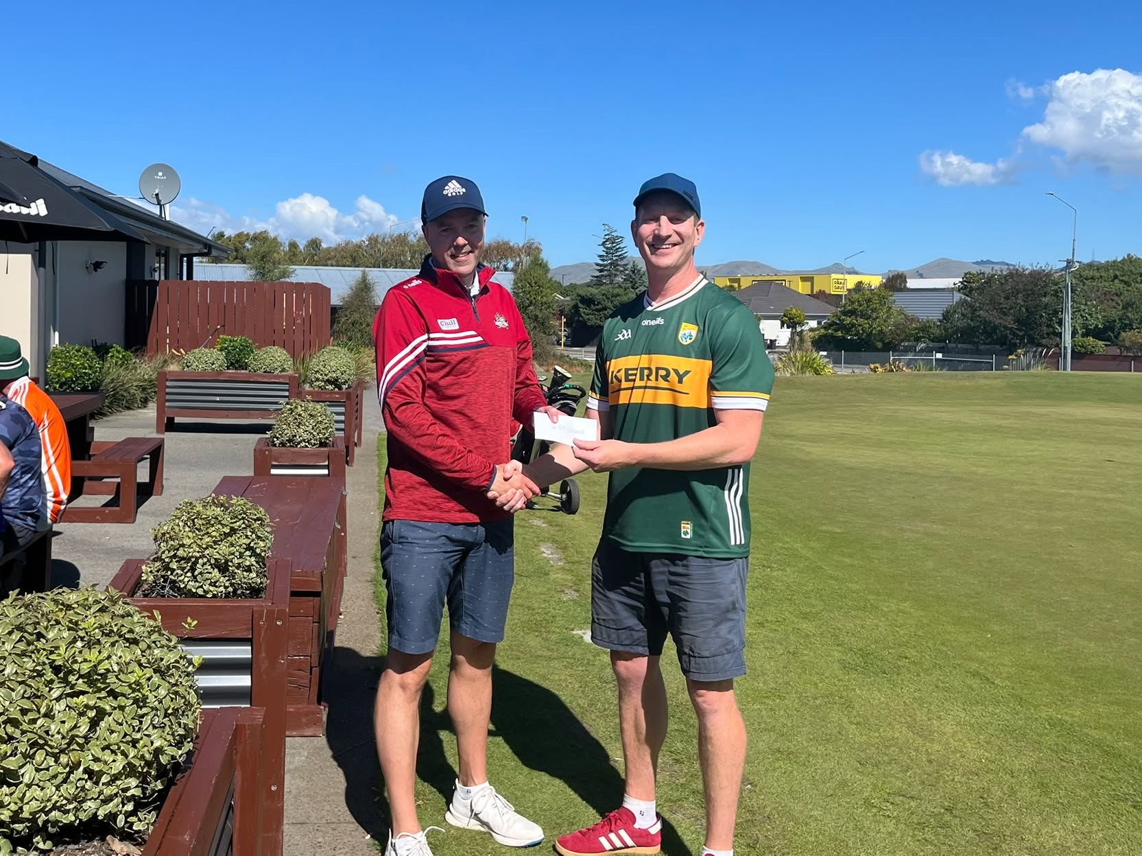 Christchurch Irish Golf Society players at a club event