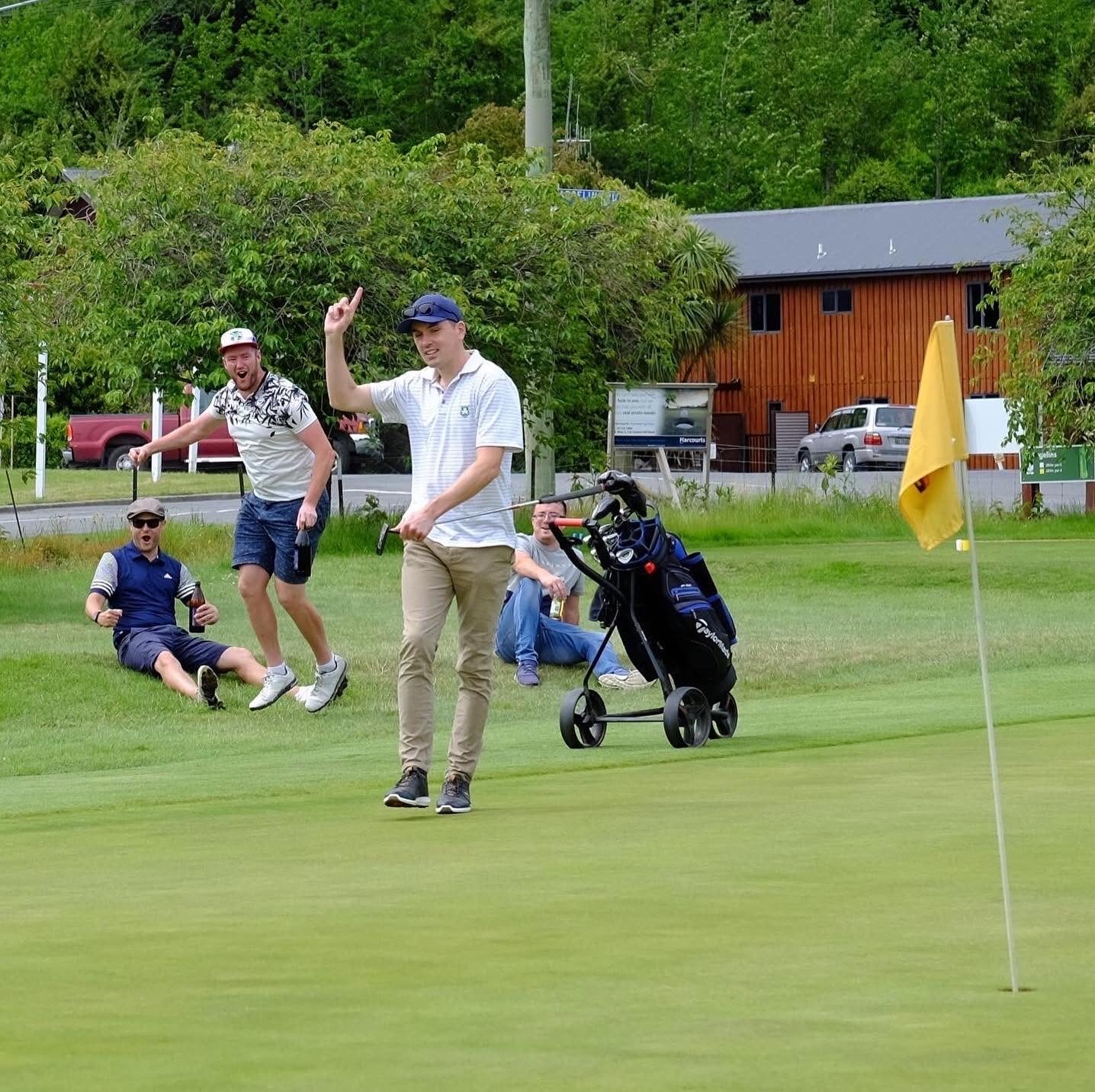 Christchurch Irish Golf Society players at a club event