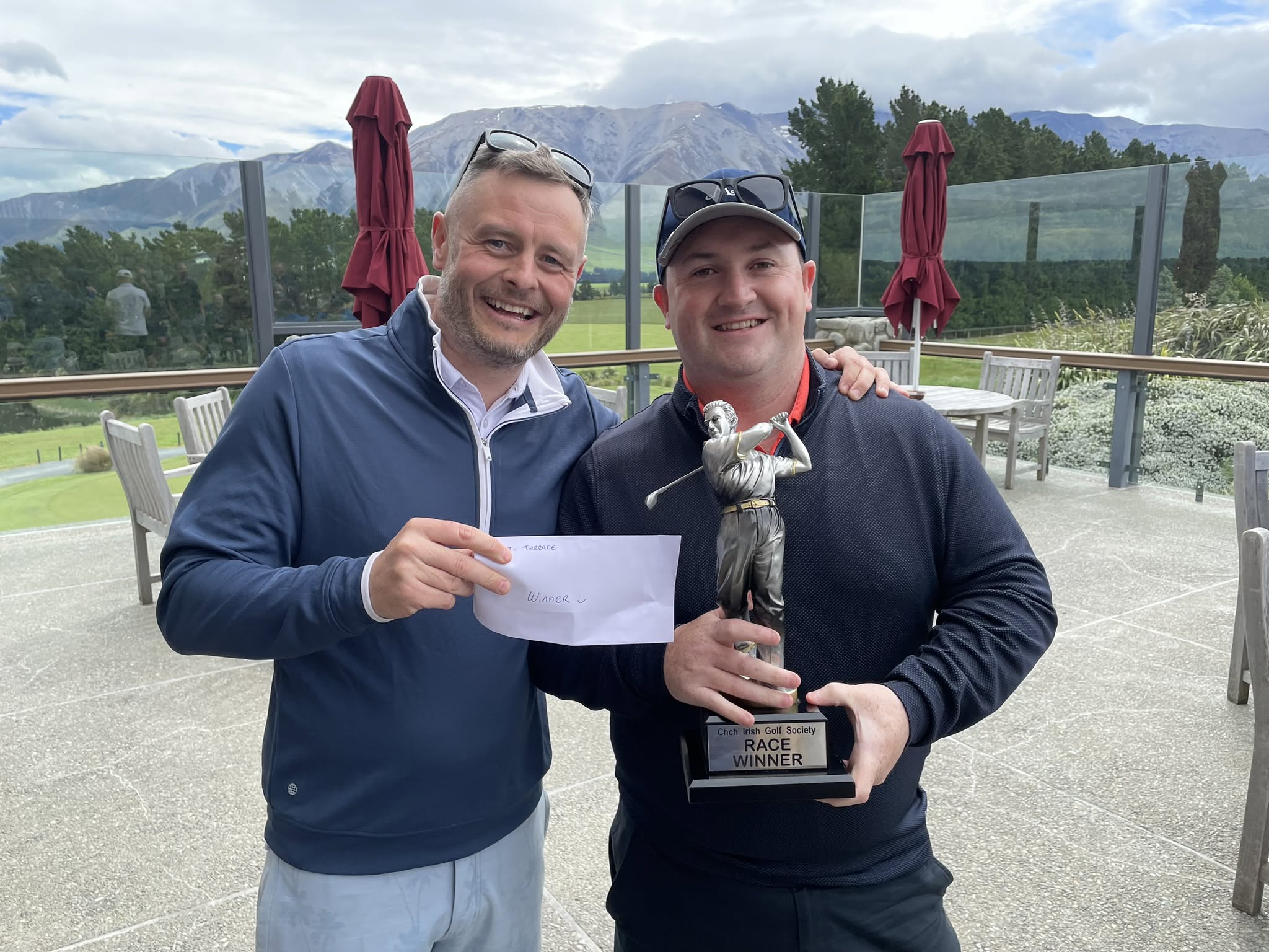 Christchurch Irish Golf Society players at a club event
